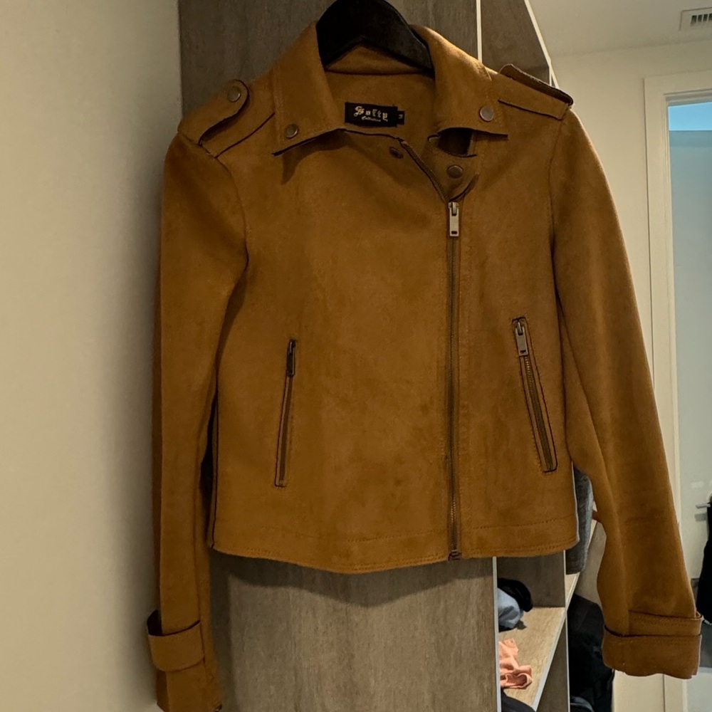 Suede brown jacket